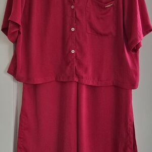 Marc New York Fuschia Pajama Set